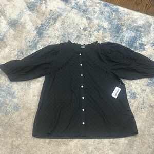 Old Navy puff sleeve Boho Blouse